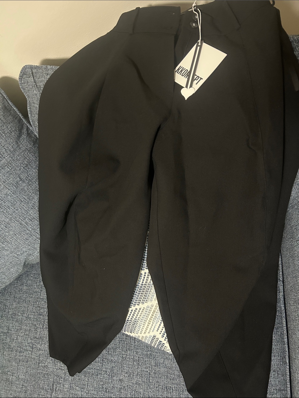 Women's Wide-Leg Black Jumpsuit Pants — image 2 of 6